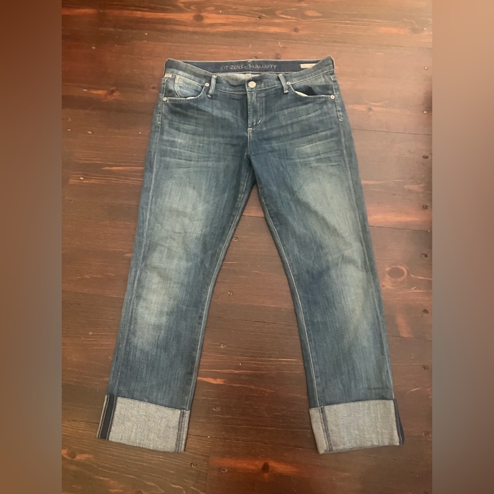 Citizens Of Humanity Denim Jeans - Dani Cuffed cropped jeans